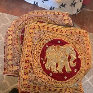 Throw pillow covers